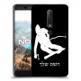 סקִי כיסוי מגן קשיח בעיצוב אישי עם השם שלך ל Nokia 6.1 יחידה אחת סקרין מובייל