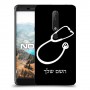 רופא סטטוסקופ כיסוי מגן קשיח בעיצוב אישי עם השם שלך ל Nokia 6.1 יחידה אחת סקרין מובייל