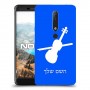 כינור כיסוי מגן קשיח בעיצוב אישי עם השם שלך ל Nokia 6.1 יחידה אחת סקרין מובייל