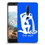 דלי כיסוי מגן קשיח בעיצוב אישי עם השם שלך ל Nokia 6.1 יחידה אחת סקרין מובייל