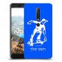 ילד סקייטבורד כיסוי מגן קשיח בעיצוב אישי עם השם שלך ל Nokia 6.1 יחידה אחת סקרין מובייל