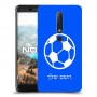 כדורגל - כדור כיסוי מגן קשיח בעיצוב אישי עם השם שלך ל Nokia 6.1 יחידה אחת סקרין מובייל