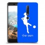 כדורגל - אישה כיסוי מגן קשיח בעיצוב אישי עם השם שלך ל Nokia 6.1 יחידה אחת סקרין מובייל