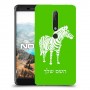 זברה כיסוי מגן קשיח בעיצוב אישי עם השם שלך ל Nokia 6.1 יחידה אחת סקרין מובייל