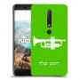 חצוצרה כיסוי מגן קשיח בעיצוב אישי עם השם שלך ל Nokia 6.1 יחידה אחת סקרין מובייל