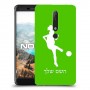 כדורגל - אישה כיסוי מגן קשיח בעיצוב אישי עם השם שלך ל Nokia 6.1 יחידה אחת סקרין מובייל