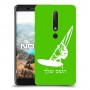 גלישת מפרש כיסוי מגן קשיח בעיצוב אישי עם השם שלך ל Nokia 6.1 יחידה אחת סקרין מובייל