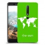 מפת העולם כיסוי מגן קשיח בעיצוב אישי עם השם שלך ל Nokia 6.1 יחידה אחת סקרין מובייל
