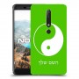 סמל יינג יאנג - סין כיסוי מגן קשיח בעיצוב אישי עם השם שלך ל Nokia 6.1 יחידה אחת סקרין מובייל