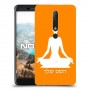 יוגה כיסוי מגן קשיח בעיצוב אישי עם השם שלך ל Nokia 6.1 יחידה אחת סקרין מובייל