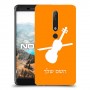 כינור כיסוי מגן קשיח בעיצוב אישי עם השם שלך ל Nokia 6.1 יחידה אחת סקרין מובייל