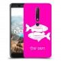 דגים כיסוי מגן קשיח בעיצוב אישי עם השם שלך ל Nokia 6.1 יחידה אחת סקרין מובייל