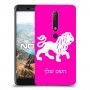 אריה כיסוי מגן קשיח בעיצוב אישי עם השם שלך ל Nokia 6.1 יחידה אחת סקרין מובייל