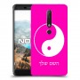 סמל יינג יאנג - סין כיסוי מגן קשיח בעיצוב אישי עם השם שלך ל Nokia 6.1 יחידה אחת סקרין מובייל
