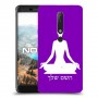 יוגה כיסוי מגן קשיח בעיצוב אישי עם השם שלך ל Nokia 6.1 יחידה אחת סקרין מובייל