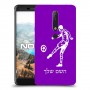 שחקן כדורגל כיסוי מגן קשיח בעיצוב אישי עם השם שלך ל Nokia 6.1 יחידה אחת סקרין מובייל