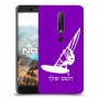 גלישת מפרש כיסוי מגן קשיח בעיצוב אישי עם השם שלך ל Nokia 6.1 יחידה אחת סקרין מובייל