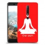 יוגה כיסוי מגן קשיח בעיצוב אישי עם השם שלך ל Nokia 6.1 יחידה אחת סקרין מובייל