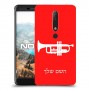 חצוצרה כיסוי מגן קשיח בעיצוב אישי עם השם שלך ל Nokia 6.1 יחידה אחת סקרין מובייל