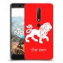 אריה כיסוי מגן קשיח בעיצוב אישי עם השם שלך ל Nokia 6.1 יחידה אחת סקרין מובייל
