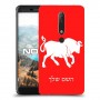 שור כיסוי מגן קשיח בעיצוב אישי עם השם שלך ל Nokia 6.1 יחידה אחת סקרין מובייל