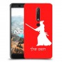 סמוראי כיסוי מגן קשיח בעיצוב אישי עם השם שלך ל Nokia 6.1 יחידה אחת סקרין מובייל