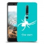 עכביש כיסוי מגן קשיח בעיצוב אישי עם השם שלך ל Nokia 6.1 יחידה אחת סקרין מובייל