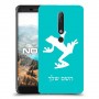 צפרדע טרופית כיסוי מגן קשיח בעיצוב אישי עם השם שלך ל Nokia 6.1 יחידה אחת סקרין מובייל