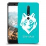 זאב כיסוי מגן קשיח בעיצוב אישי עם השם שלך ל Nokia 6.1 יחידה אחת סקרין מובייל