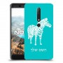 זברה כיסוי מגן קשיח בעיצוב אישי עם השם שלך ל Nokia 6.1 יחידה אחת סקרין מובייל