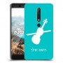 כינור כיסוי מגן קשיח בעיצוב אישי עם השם שלך ל Nokia 6.1 יחידה אחת סקרין מובייל