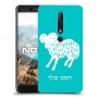 טלה כיסוי מגן קשיח בעיצוב אישי עם השם שלך ל Nokia 6.1 יחידה אחת סקרין מובייל