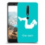אימון ספורט - אישה כיסוי מגן קשיח בעיצוב אישי עם השם שלך ל Nokia 6.1 יחידה אחת סקרין מובייל