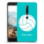 כדורעף - כדור כיסוי מגן קשיח בעיצוב אישי עם השם שלך ל Nokia 6.1 יחידה אחת סקרין מובייל