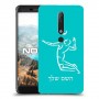 שחקן כדורעף כיסוי מגן קשיח בעיצוב אישי עם השם שלך ל Nokia 6.1 יחידה אחת סקרין מובייל