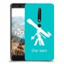 טלסקופ כיסוי מגן קשיח בעיצוב אישי עם השם שלך ל Nokia 6.1 יחידה אחת סקרין מובייל