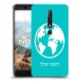 עולם כיסוי מגן קשיח בעיצוב אישי עם השם שלך ל Nokia 6.1 יחידה אחת סקרין מובייל