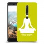 יוגה כיסוי מגן קשיח בעיצוב אישי עם השם שלך ל Nokia 6.1 יחידה אחת סקרין מובייל
