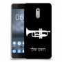 חצוצרה כיסוי מגן קשיח בעיצוב אישי עם השם שלך ל Nokia 6 יחידה אחת סקרין מובייל