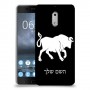 שור כיסוי מגן קשיח בעיצוב אישי עם השם שלך ל Nokia 6 יחידה אחת סקרין מובייל