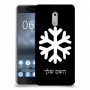 שלג כיסוי מגן קשיח בעיצוב אישי עם השם שלך ל Nokia 6 יחידה אחת סקרין מובייל
