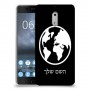 עולם כיסוי מגן קשיח בעיצוב אישי עם השם שלך ל Nokia 6 יחידה אחת סקרין מובייל