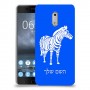זברה כיסוי מגן קשיח בעיצוב אישי עם השם שלך ל Nokia 6 יחידה אחת סקרין מובייל