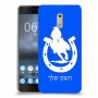 פרסה וסוס כיסוי מגן קשיח בעיצוב אישי עם השם שלך ל Nokia 6 יחידה אחת סקרין מובייל