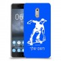 ילד סקייטבורד כיסוי מגן קשיח בעיצוב אישי עם השם שלך ל Nokia 6 יחידה אחת סקרין מובייל
