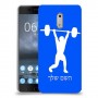הרמת משקולות כיסוי מגן קשיח בעיצוב אישי עם השם שלך ל Nokia 6 יחידה אחת סקרין מובייל
