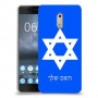 מגן דוד - ישראל כיסוי מגן קשיח בעיצוב אישי עם השם שלך ל Nokia 6 יחידה אחת סקרין מובייל