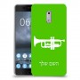חצוצרה כיסוי מגן קשיח בעיצוב אישי עם השם שלך ל Nokia 6 יחידה אחת סקרין מובייל
