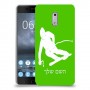 סקִי כיסוי מגן קשיח בעיצוב אישי עם השם שלך ל Nokia 6 יחידה אחת סקרין מובייל