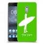 גלישה כיסוי מגן קשיח בעיצוב אישי עם השם שלך ל Nokia 6 יחידה אחת סקרין מובייל